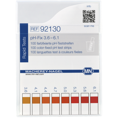 pH-Fix 3.6 - 6.1pH Box of 100 sticks 