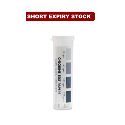 Chlorine Sanitizer Test Papers [Short Expiry]