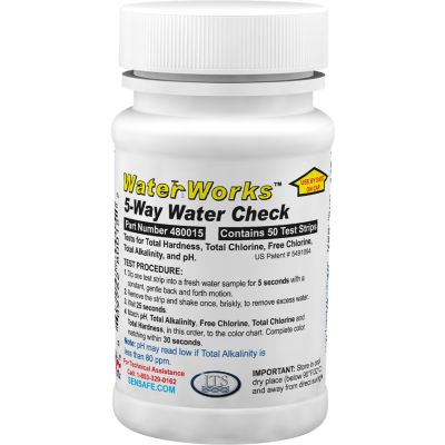 WaterWorks 5-Way Water Check Test Strips