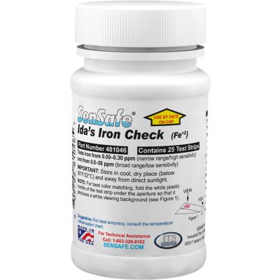 SenSafe Ida's Iron (Fe+2) Test Strips