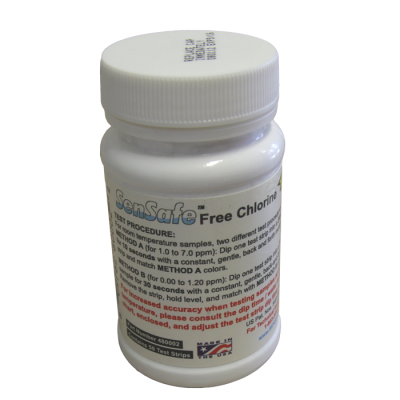 Free Chlorine Strips for Water Quality Checking [Short Expiry]