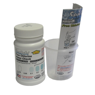 USEPA Approved Sensafe Free Chlorine Water Check [Short Expiry]